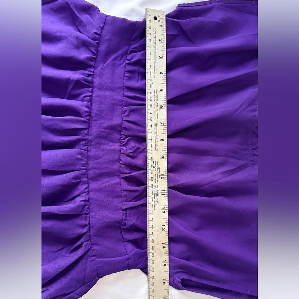 Forever 21 Purple Blouse with Cutout Neckline - Picture 9 of 9